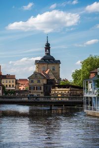 River with buildings in background