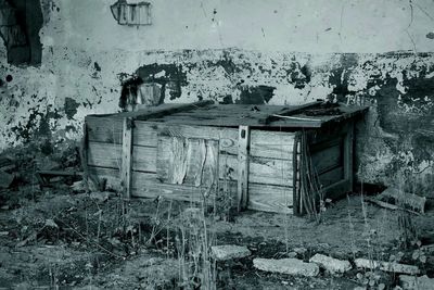 View of abandoned house