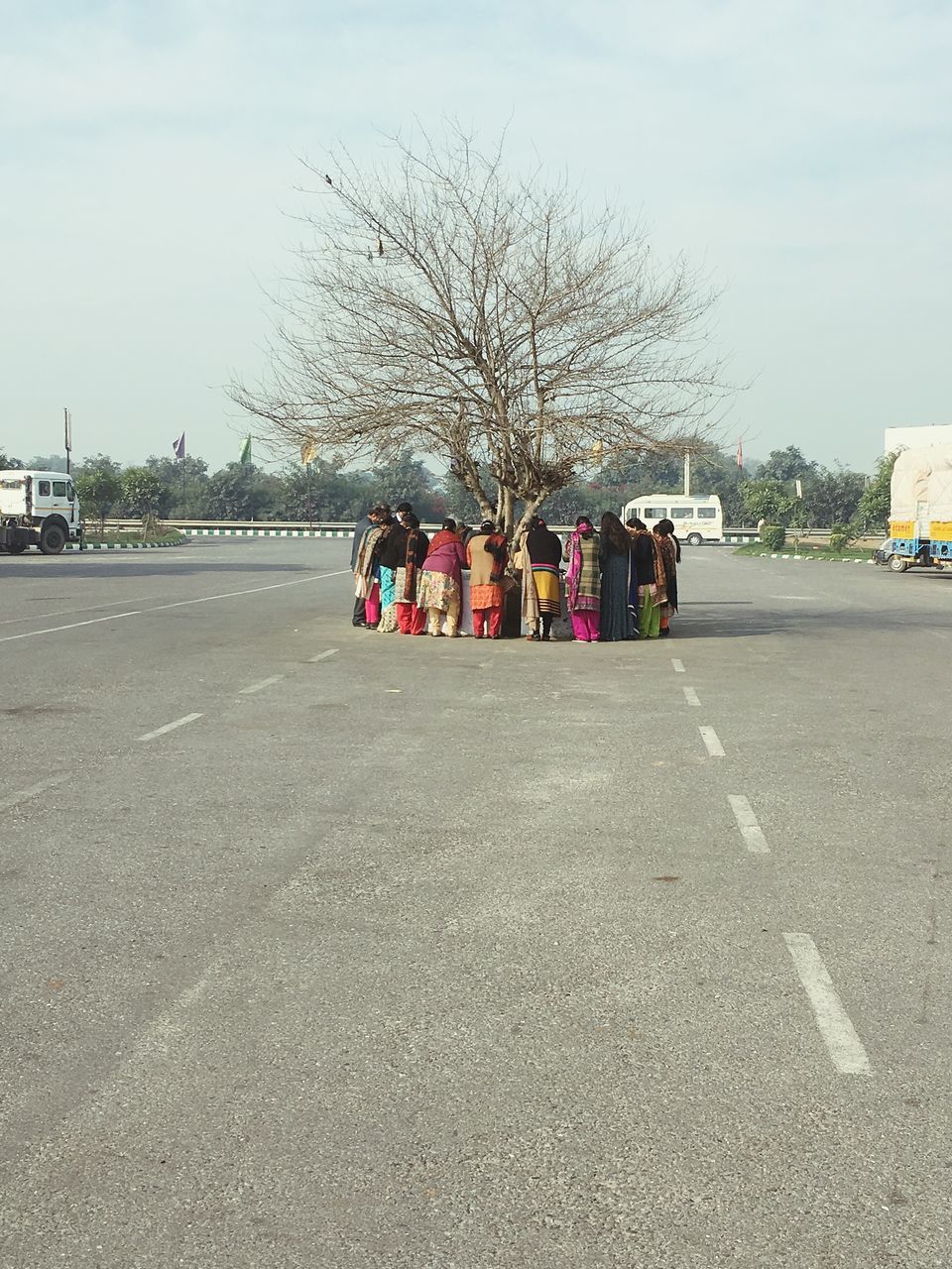 PEOPLE IN ROAD