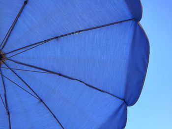 Under the blue umbrella 