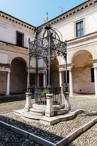 Built structure in front of building