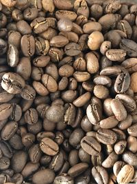 Full frame shot of coffee beans