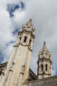 Low angle view of historical building against sky