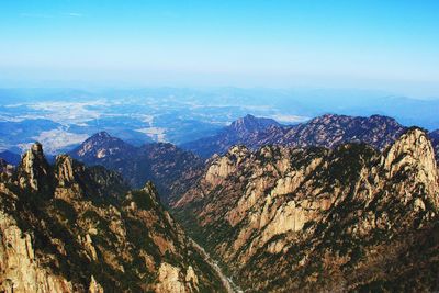 Scenic view of mountains