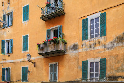 Low angle view of old building