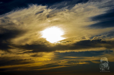 Scenic view of landscape against sky during sunset