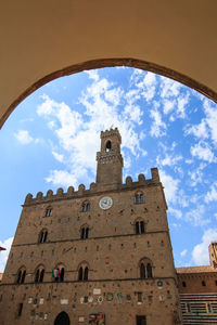 Low angle view of church