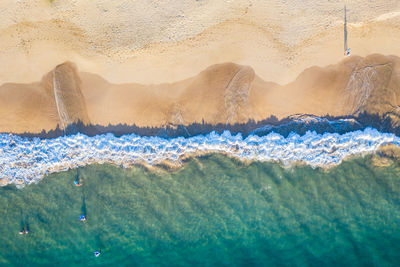 Aerial view of beach