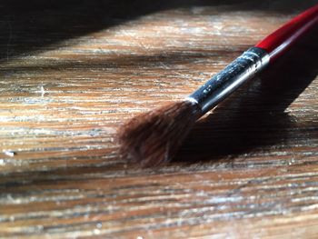 Close-up of wooden plank