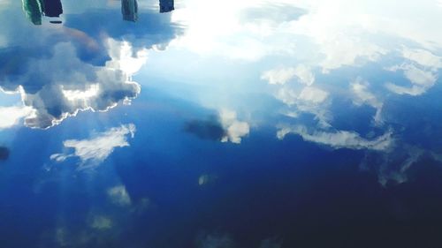 Low angle view of clouds in sky