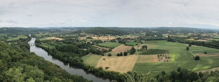 Panoramic view of landscape against sky