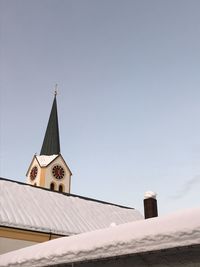 Low angle view of building against sky