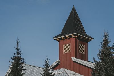 Low angle view of building against sky