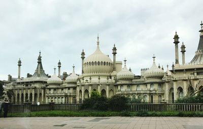 View of building against cloudy sky