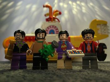 Toys at market stall