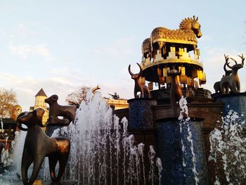 View of a horse in the water