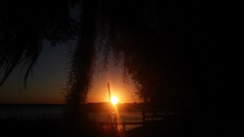 Sun shining through clouds