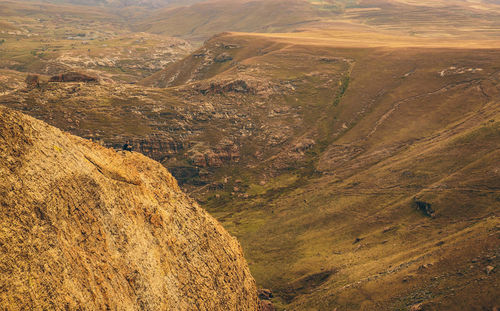 High angle view of landscape