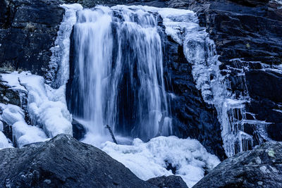 View of waterfall