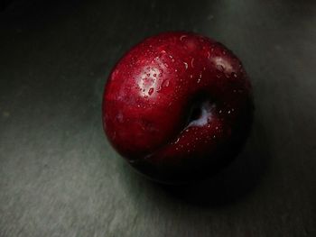 Close-up of apple on table