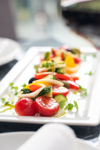 Close-up of food in plate