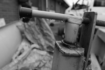 Close-up of rusty metal