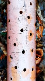 Close-up of rusty metal