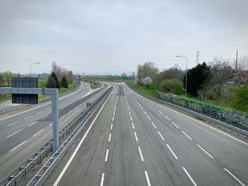 View of highway against sky