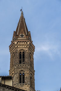 Low angle view of historic building against sky