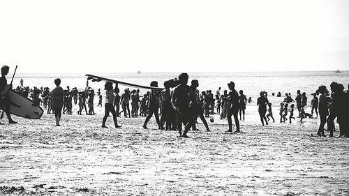 People on beach