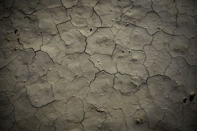 Full frame shot of cracked surface