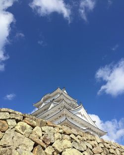 Low angle view of cloudy sky