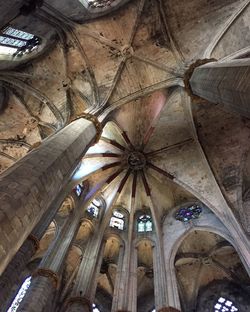 Low angle view of ceiling