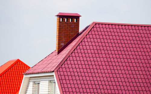 Low angle view of building against sky