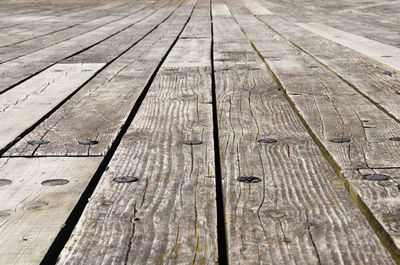 Close-up of wooden plank