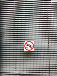 Information sign on wall