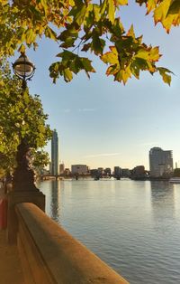 View of city at waterfront