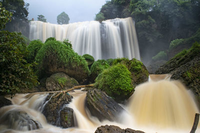 View of waterfall