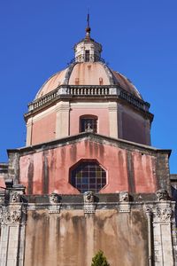 Low angle view of cathedral against clear sky