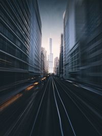 Railroad tracks in chicago