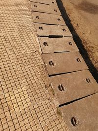 Full frame shot of footpath