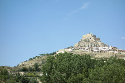 Castle against blue sky