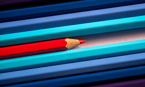 Full frame shot of multi colored pencils