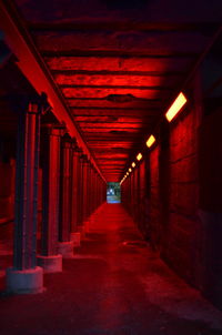 View of corridor of building