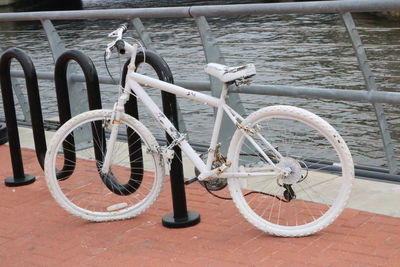 Bicycle by water