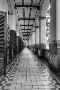 Corridor of building