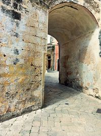 Entrance of old building