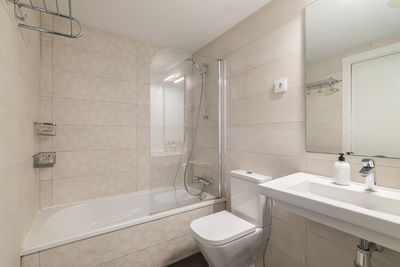 Interior of bathroom