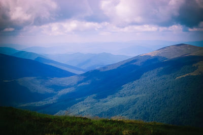 Scenic view of landscape against sky