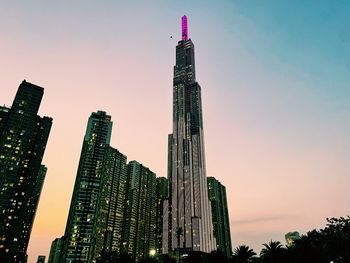 Skyscrapers in city